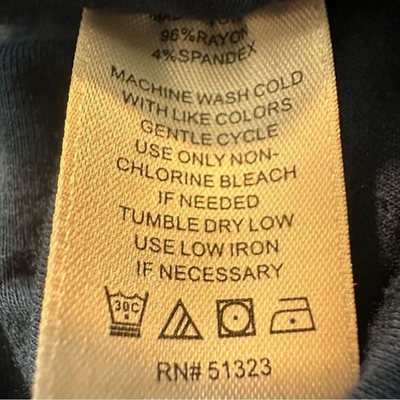 1.STATE Side-Ruched Jersey Tank navy Dress medium - Picture 5 of 5